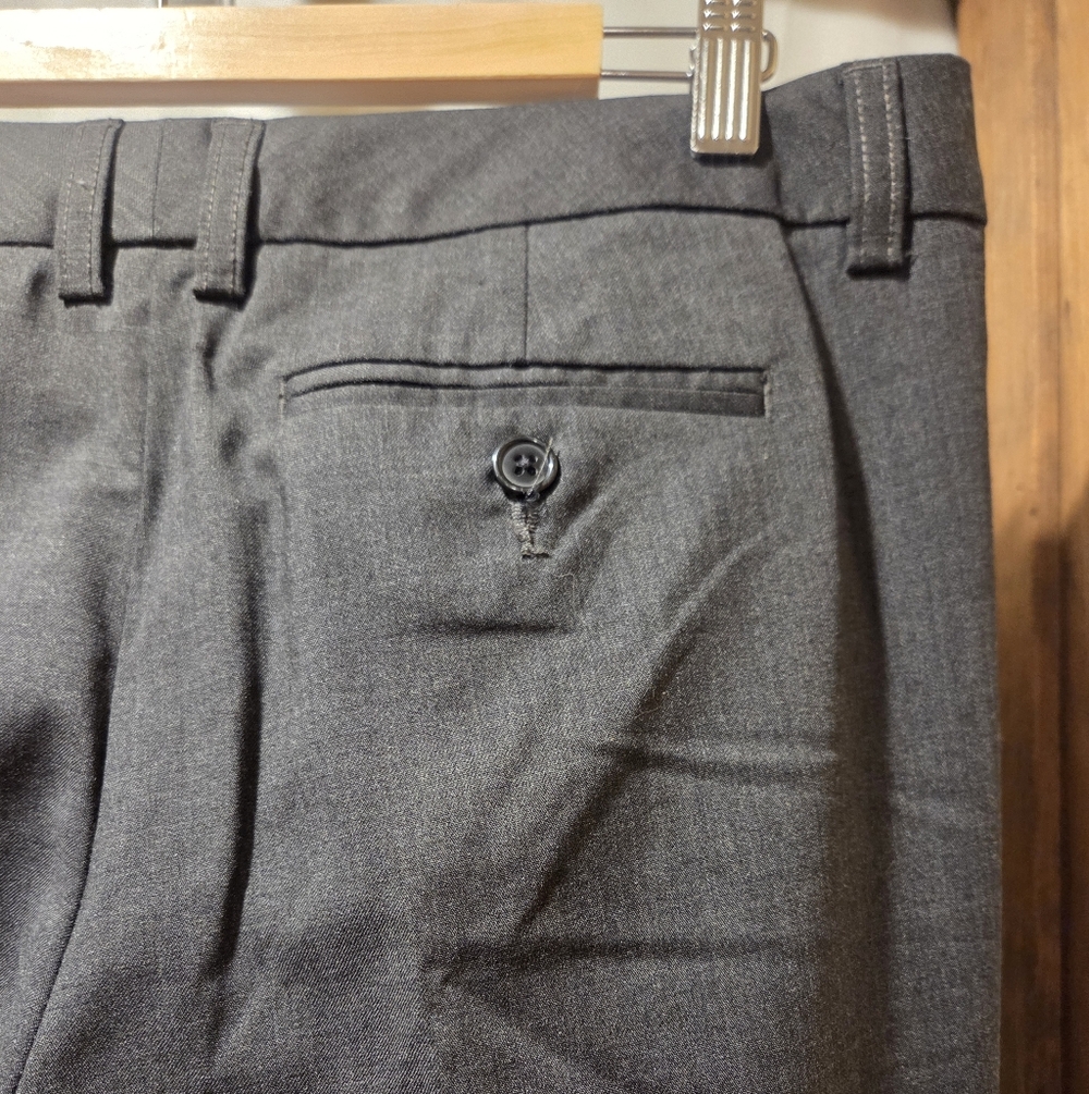 Womens Gap Ankle Length Size 10 Pinstripe Pants Wool Blend - Picture 4 of 4